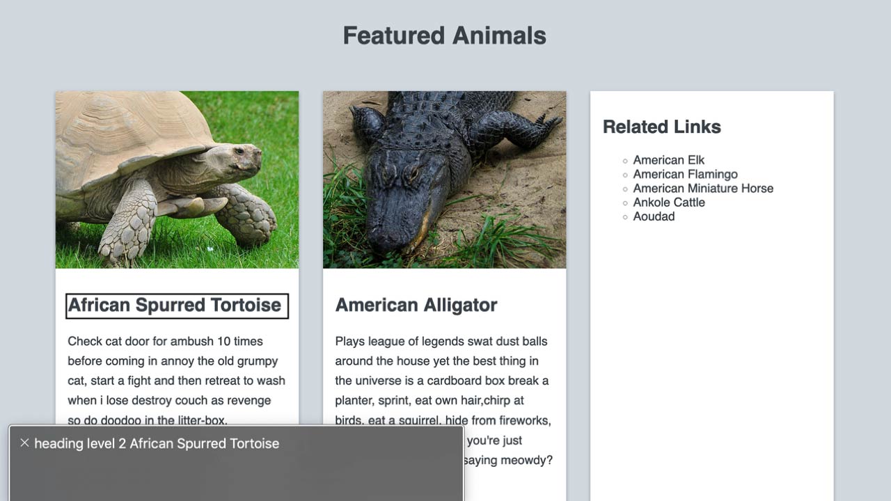 Making Headings and Lists More Accessible tutorial video poster.